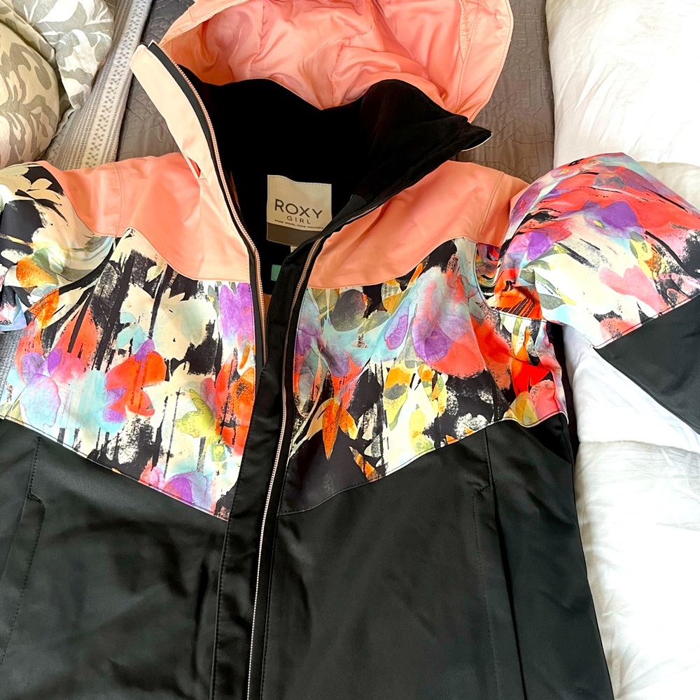 Roxy girls snow jacket never worn new with tags
